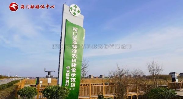 江苏海门高标准农田样板区，智慧化监管守护千亩良田