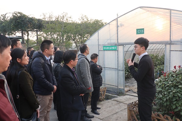 培訓班參觀托普云農(nóng)臨浦基地